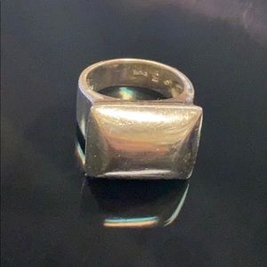 Sterling Silver rectangular ring